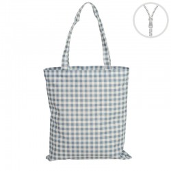 Bolsa de Tela Vichy Azul...