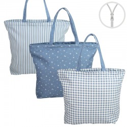 Bolso Tote con Cremallera...