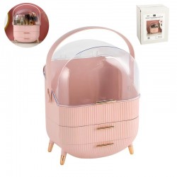 Organizador Cosméticos Rosa...