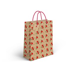 Bolsa Papel Craft Rosas...