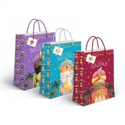 Bolsa Papel Reyes Magos x3...