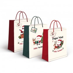 Bolsa Papel Navideña Papá...