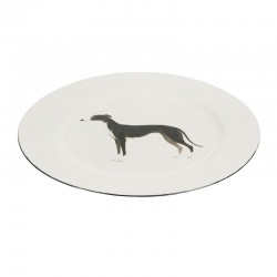 Bajo Plato Decorativo Galgo...