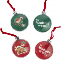 Adorno Navidad Bola Elfo x2...