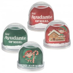 Bola de Agua Elfo Navidad...