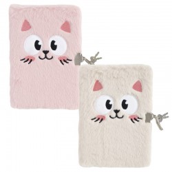 Diario Peluche Gatos x2 con...
