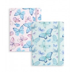 Libreta con Goma Mariposas...