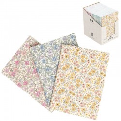 Libreta Tapa Blanda Flores...