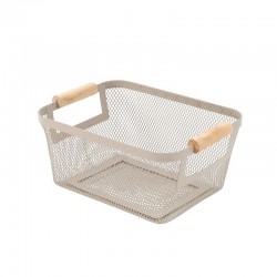 Cesta de Malla Metálica con...