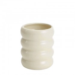 Vaso de Gres Crema 10 cm...