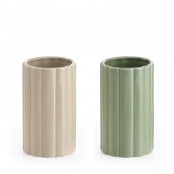 Vaso Decorativo Cerámica x2...
