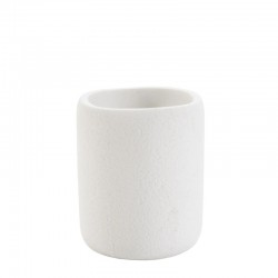 Vaso Textura Piedra Blanco...