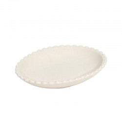 Jabonera Ovalada Blanca con...