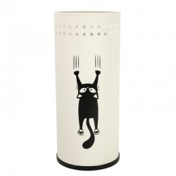 Paragüero Metal Gato Blanco...