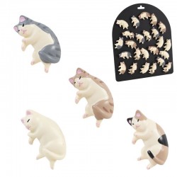 Imanes Resina Gatos x4...