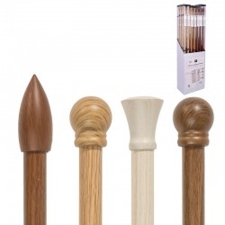Barra Cortina Simil Madera...