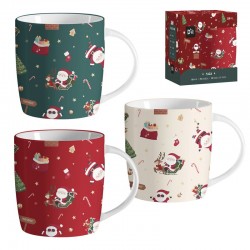 Tazas Navideñas x3 Papá...