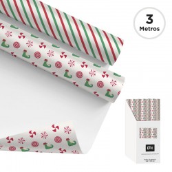 Papel de Regalo Navideño x2...