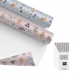 Papel de Regalo Mascotas x2...