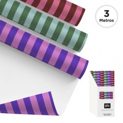 Papel de Regalo Rayas...