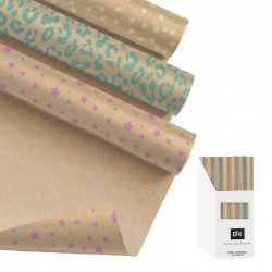 Papel de Regalo Craft x3...