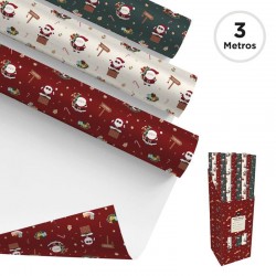 Papel de Regalo Navideño x3...