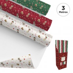 Papel de Regalo Navideño x3...