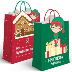 Bolsa Regalo Papel Navideña...