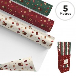 Papel de Regalo Navideño x3...