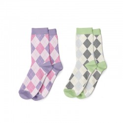 Calcetines Rombos x2 Tallas...