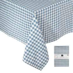 Mantel Vichy Cuadros Azul...