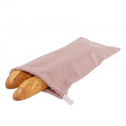 Bolsa de Pan de Tela Rayas...
