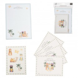 Kit Cartas Reyes Magos x6...