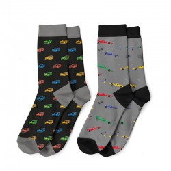 Calcetines Coches x2 Tallas...