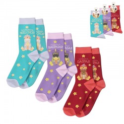 Calcetines Reyes Magos x3...