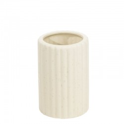 Vaso Relieve Rayas Natural...