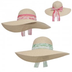 Sombrero de Paja Mujer x2...