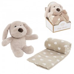 Peluche Perro con Manta...