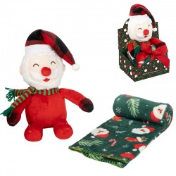 Peluche Papá Noel con Manta...