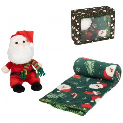 Peluche Papá Noel con Manta...