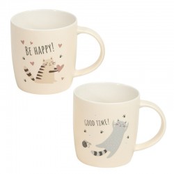 Taza de Cerámica con Gato...