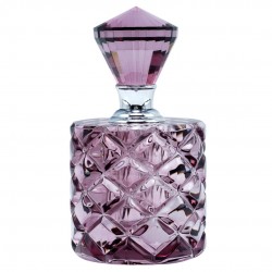 Botella Perfume Vidrio Rosa...