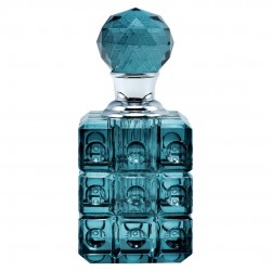 Botella Perfume Vidrio Azul...