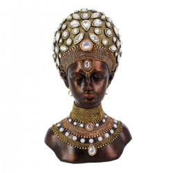 Busto Africana Resina 33 cm...