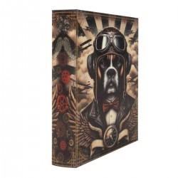 Caja Libro Perro Steampunk...