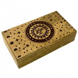 Caja Madera de Mango Sol y...