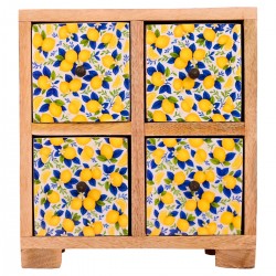 Cajonero Madera Estampado...
