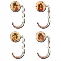 Colgador Bolso Flamenca x4...