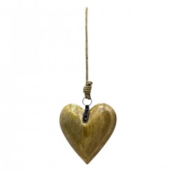 Colgante Corazon Madera de...
