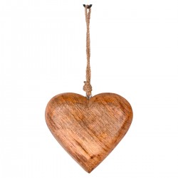 Colgante Corazón Madera 24...